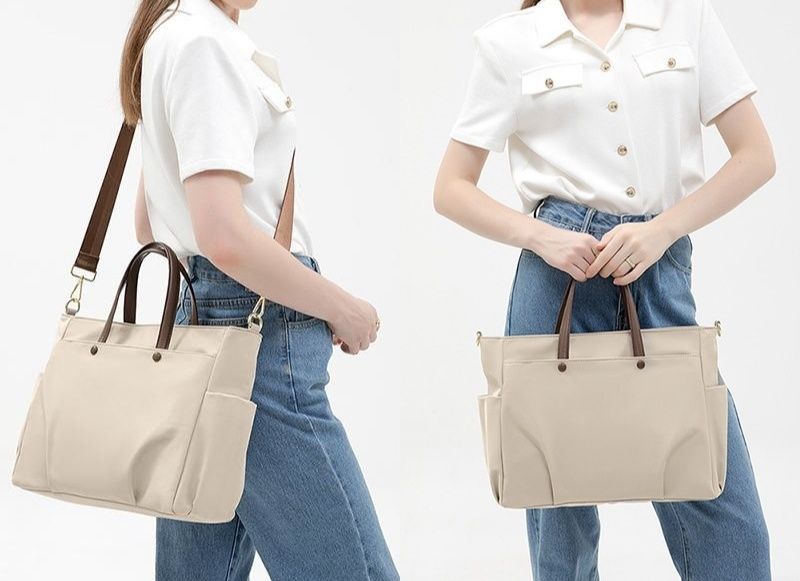A4トートバック たっぷり収納 多機能お出かけトートバッグ