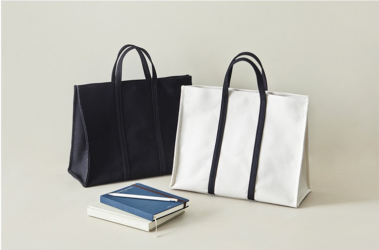 A4トートバッグ シンプル洗練 ビジネストートバッグ