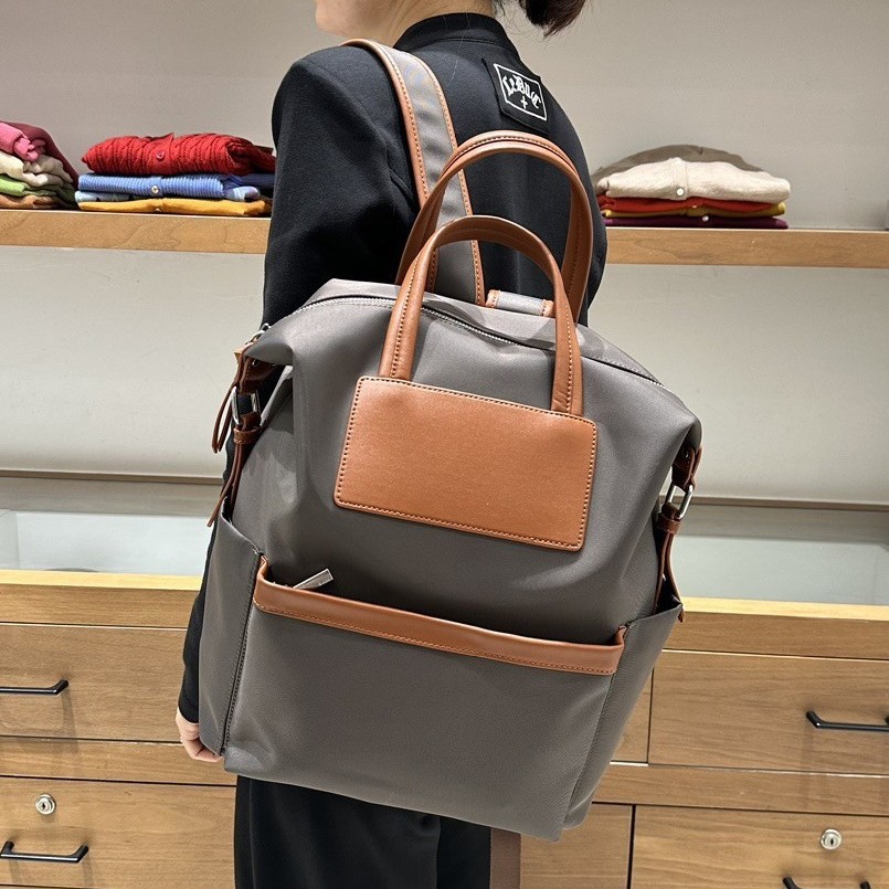 A4トートバッグ 上品な配色 縦長実用トートバッグ