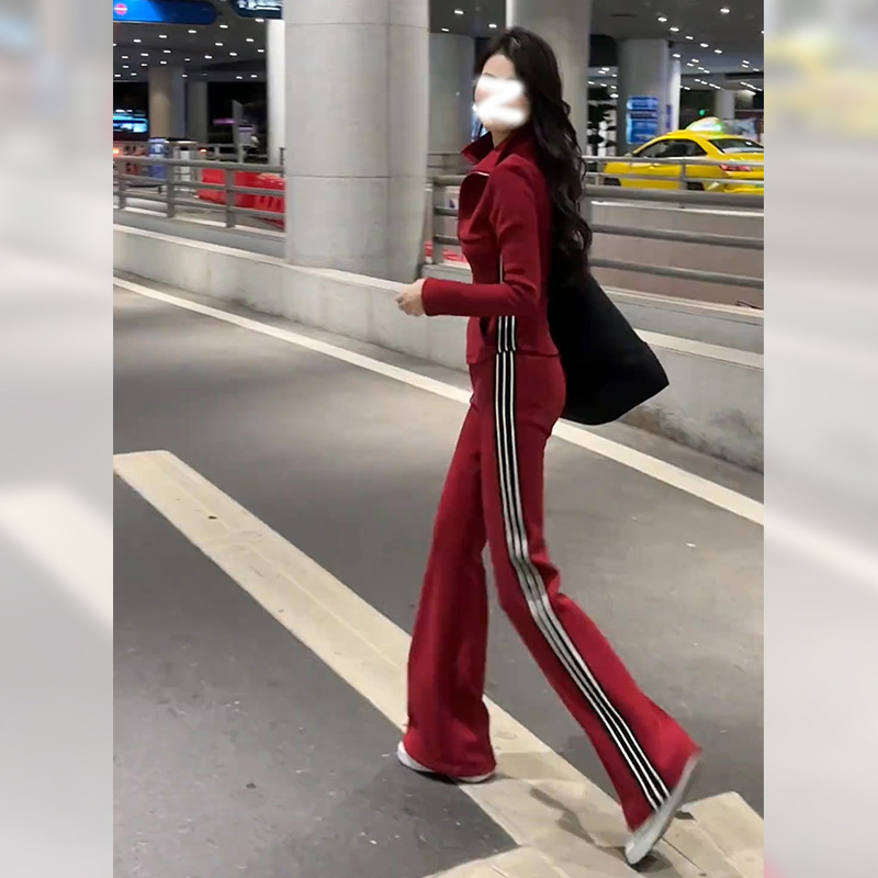 ジャージ レディース ストレートシルエット ジャージ セットアップ