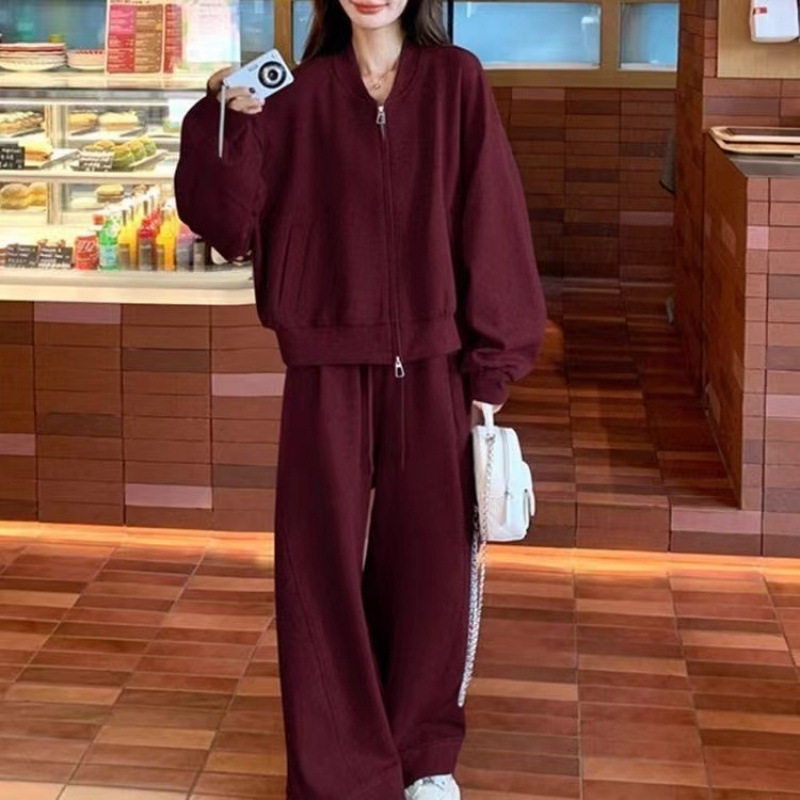 ジャージ レディース ゆったりシルエットセットアップルームウェア
