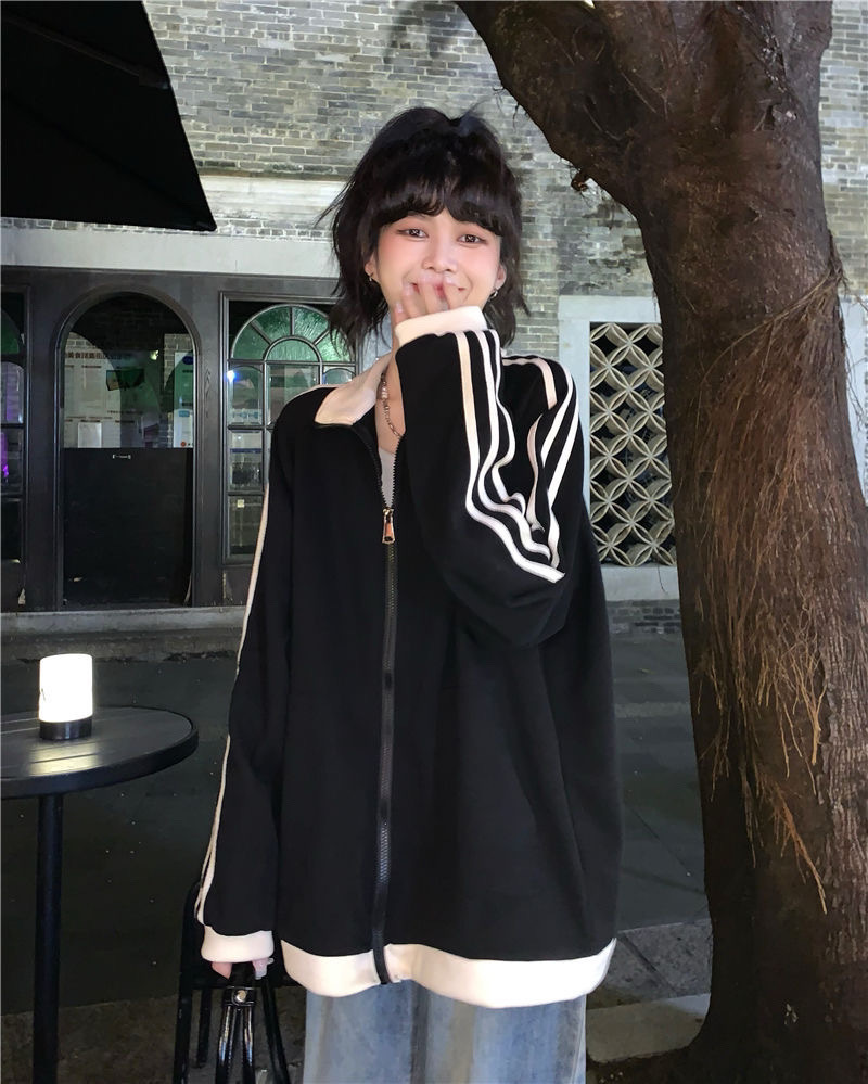 ジャージ レディース ゆったりシルエット スポーツブルゾン