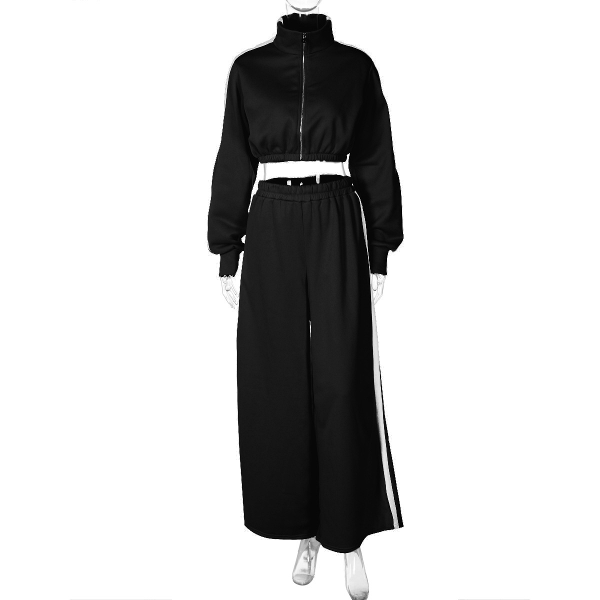 ジャージ レディース ゆったりワイドシルエット セットアップ