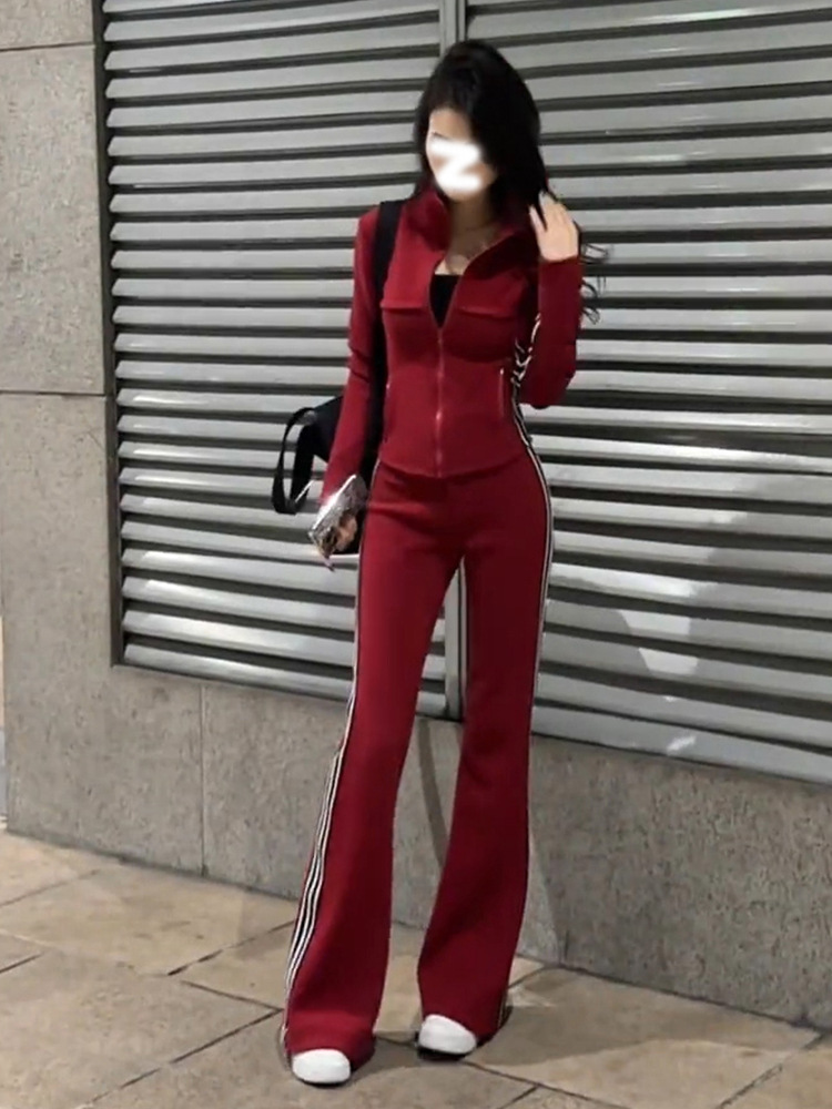 ジャージ レディース ストレートシルエット ジャージ セットアップ