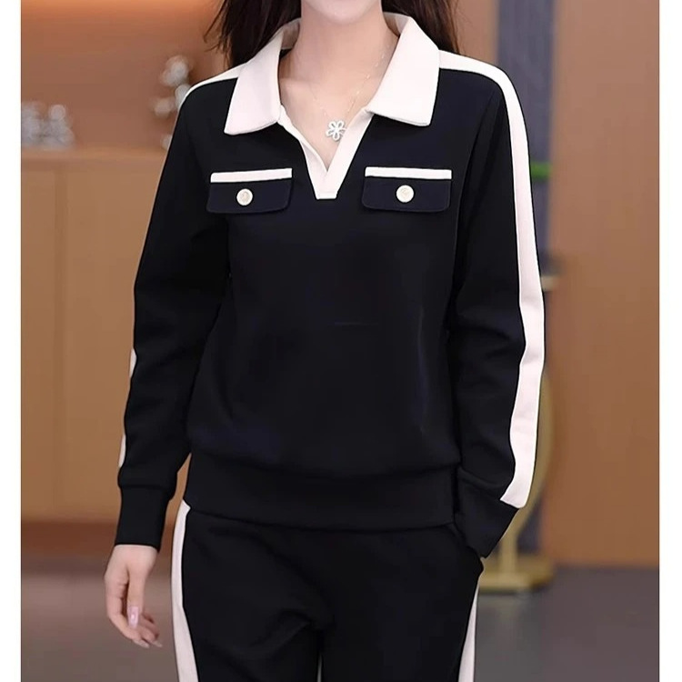 ジャージ レディース 上品カジュアル スポーツセットアップ