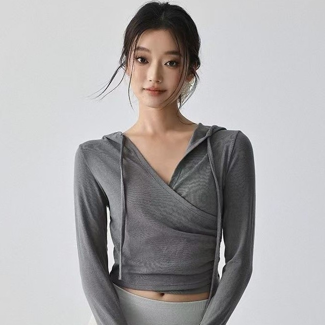 ジャージ レディース シンプル着回し美シルエットパーカー