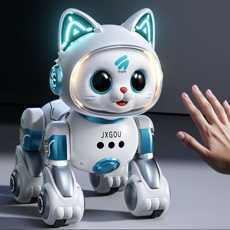aiロボット 手勢認識機能搭載知能型ネコ型自動歩行玩具