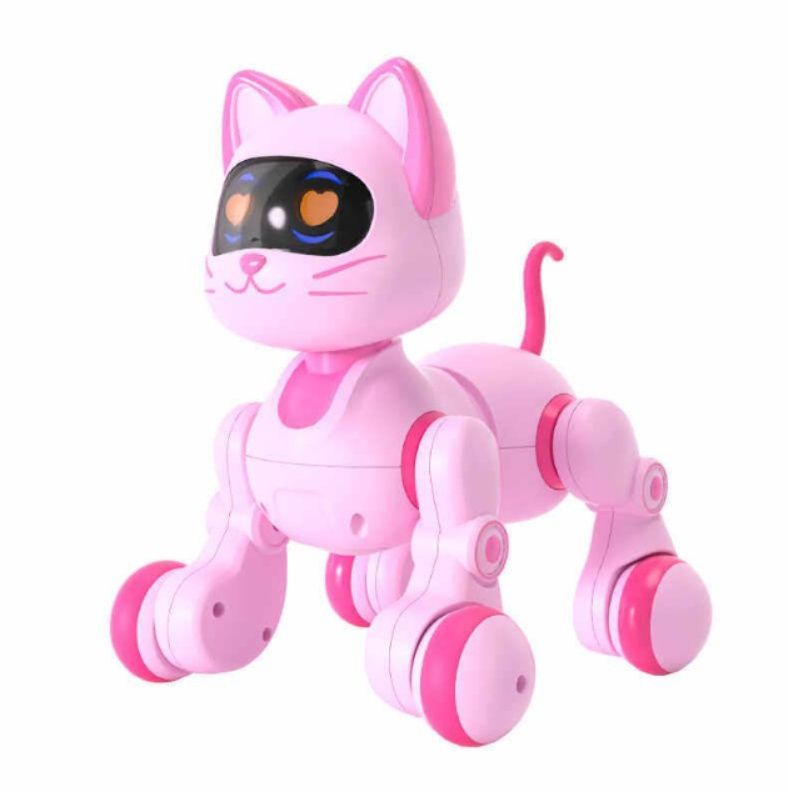 aiロボット 光る瞳がかわいい知能ネコ型