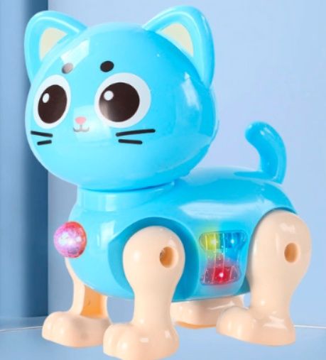 光る歩くかわいいネコaiロボット