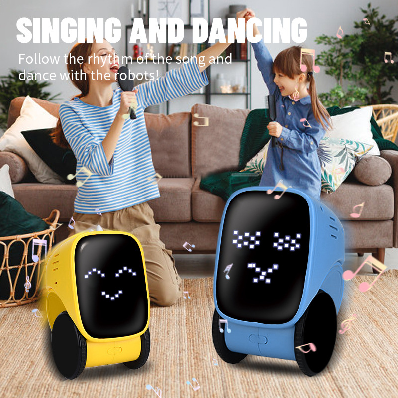 aiロボット 歌って踊る小型知能ロボット 表情切替搭載