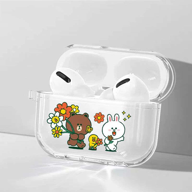 可愛い動物キャラクター AirPodsproケース