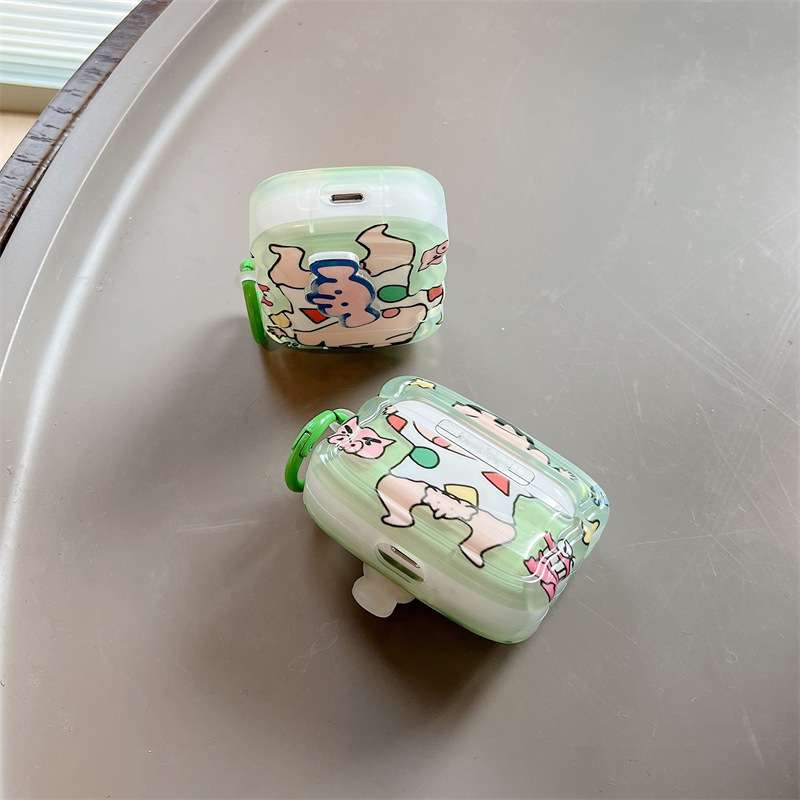 クレヨン風キャラクターAirPodsproケース