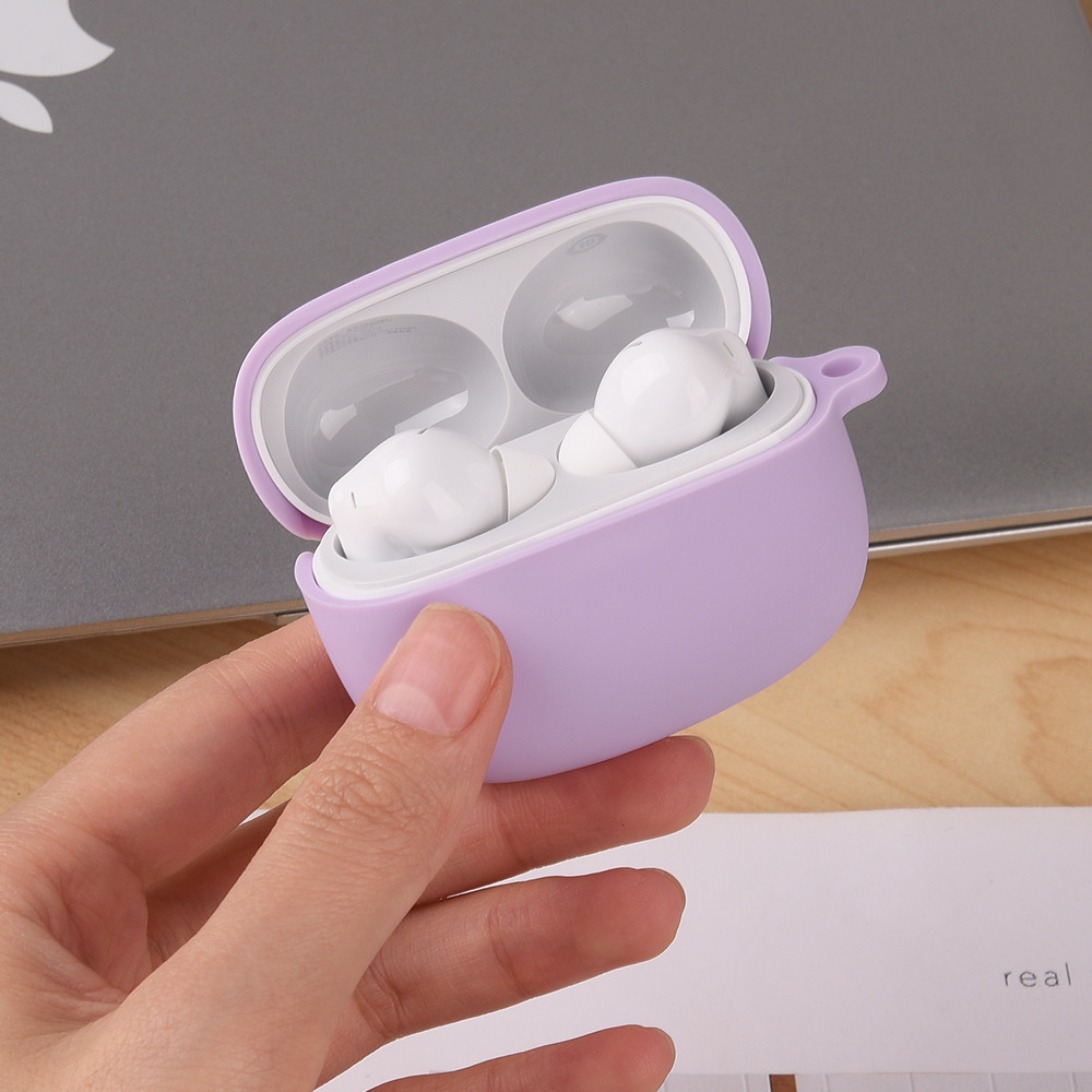 Airpodsケース シンプルシリコン保護カバー