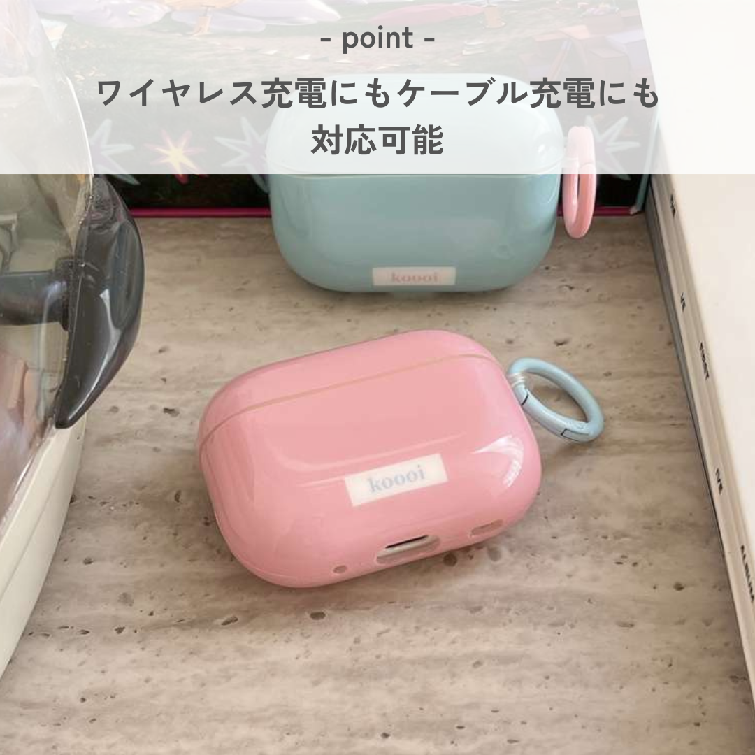 かわいい 人気 パステルカラー シンプル AirPods/AirPodsproケース