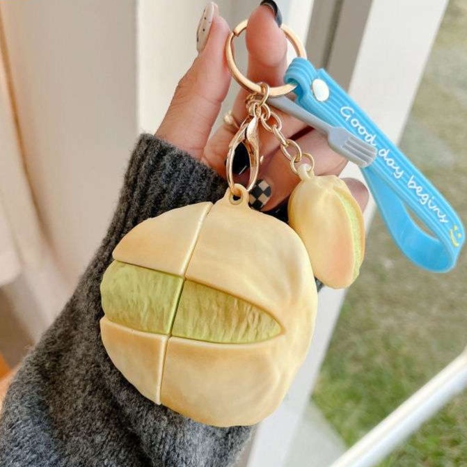 かわいい おしゃれ 人気 ピスタチオモチーフ AirPods/AirPodsproケース