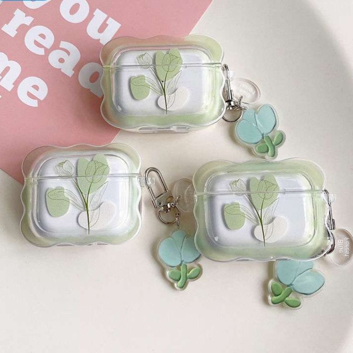 AirPodsproケース さわやか新芽エアポッドケース AirPods