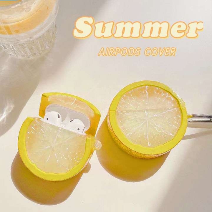 サマーレモン AirPodsproケース AirPods