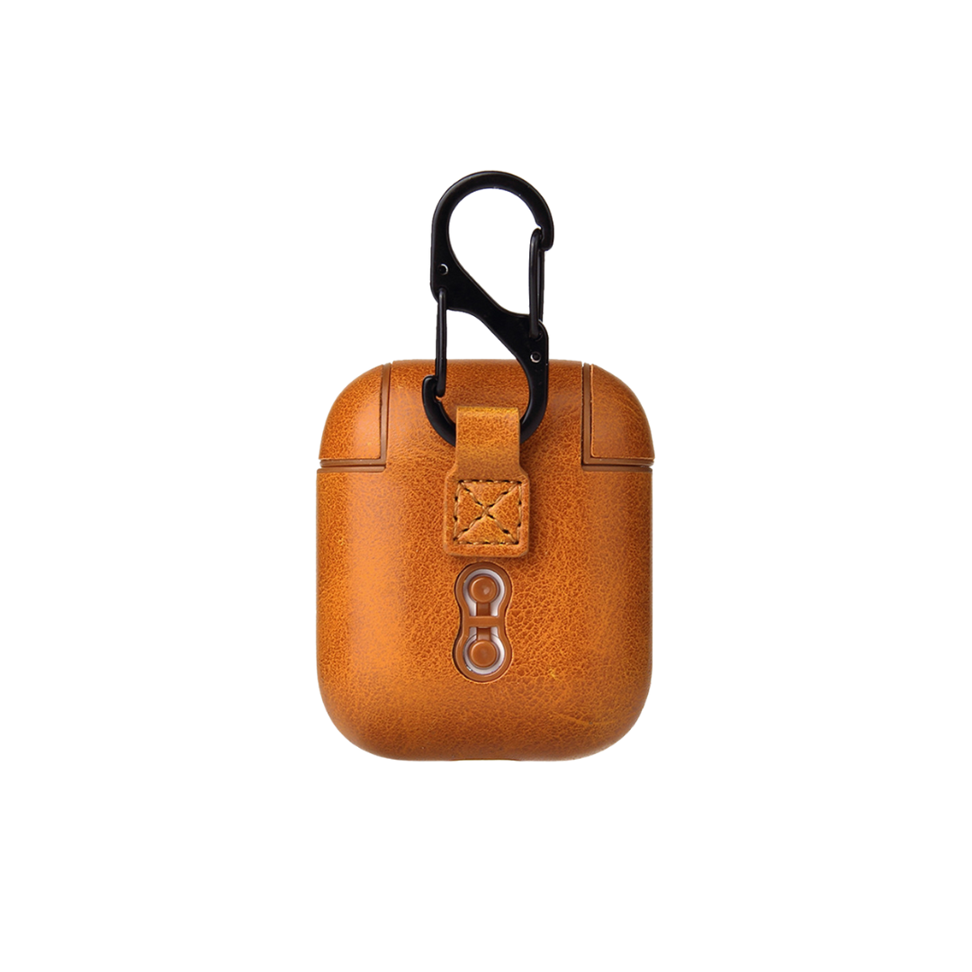 かっこいい シンプル エコレザー AirPods/AirPodsproケース