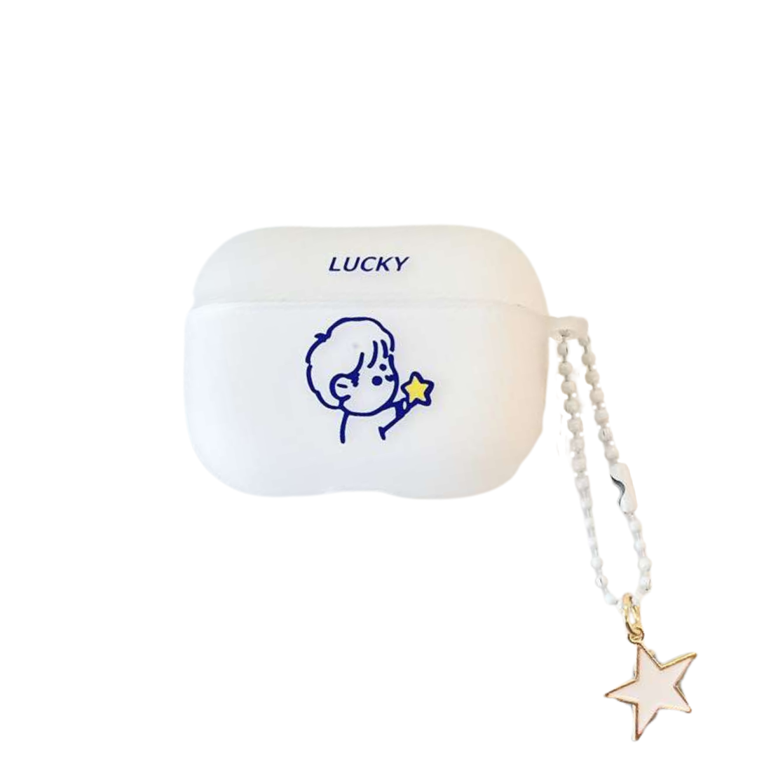 かわいい イラスト シンプル AirPods/AirPodsproケース