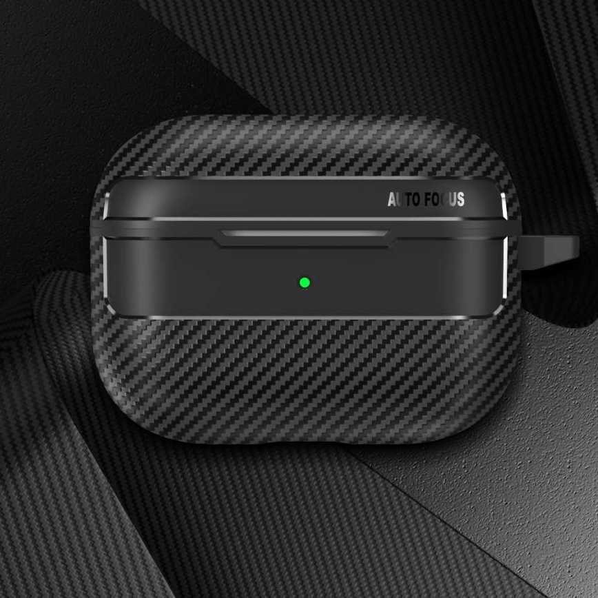 【在庫なし】AirPodsproケース AirPods Pro カーボン保護ケース