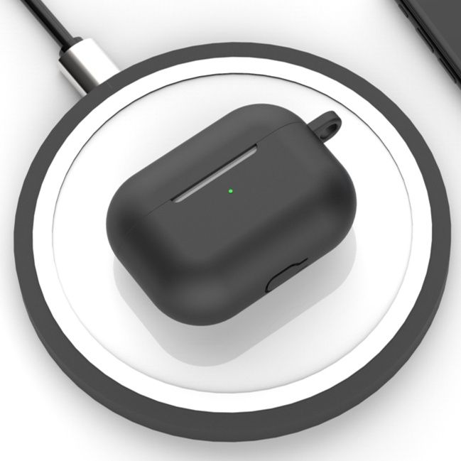 Airpodsケース 液体シリコン製無線充電対応保護ケース