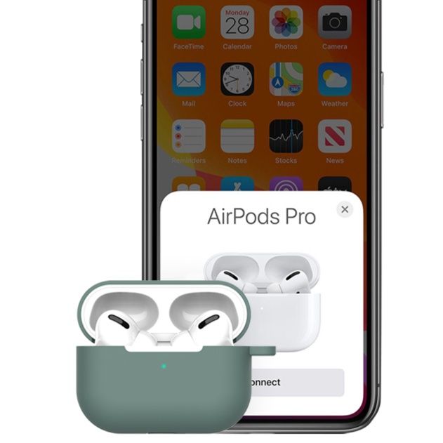 Airpodsケース 液体シリコン製無線充電対応保護ケース