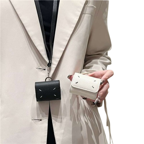 ミニマルデザイン首掛けAirPodsproケース