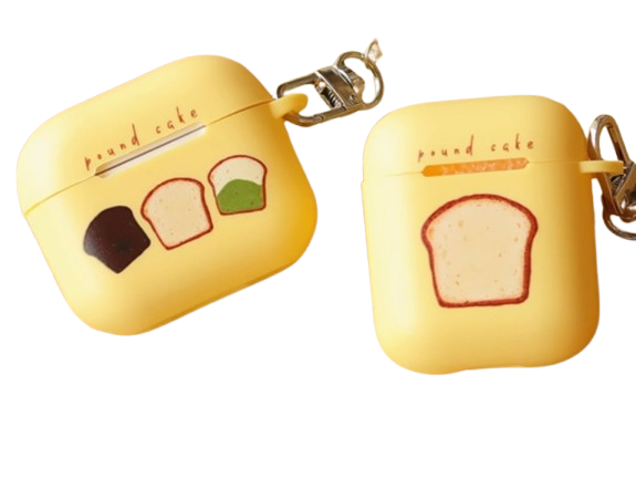 パンのキーホルダー イラスト AirPods/AirPodsproケース