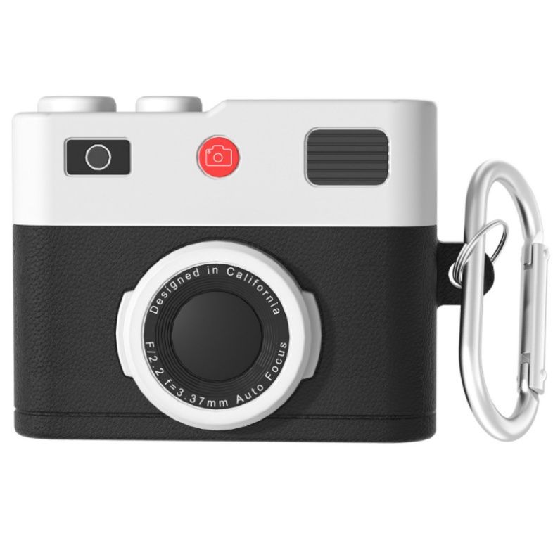 AirpodsケースAirpodsProレトロカメラ型立体デザイン保護ケース