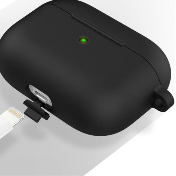 AirPods Proケース カラビナ付きシリコン保護ケース