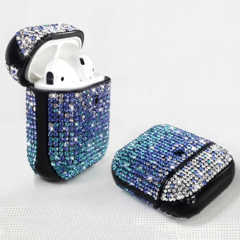 Airpodsケース AirPods Pro 第二世代 キラキラ輝く高級ラインストーン装飾保護ケース