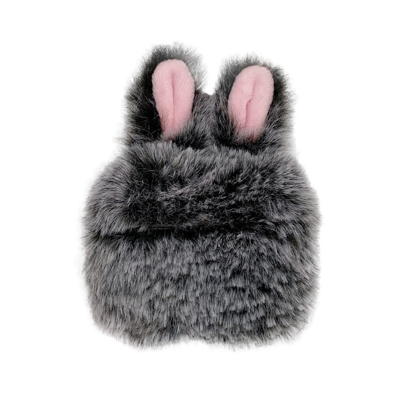 Airpodsケース AirPods Pro 第二世代 うさぎ耳付きふわふわファー保護ケース