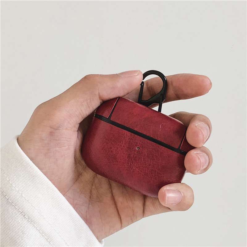 AirPodsproケース 革製AirPods保護ケース