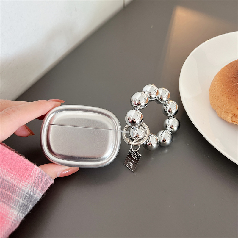 Airpodsケース きらめきボールチャーム付き保護カバー
