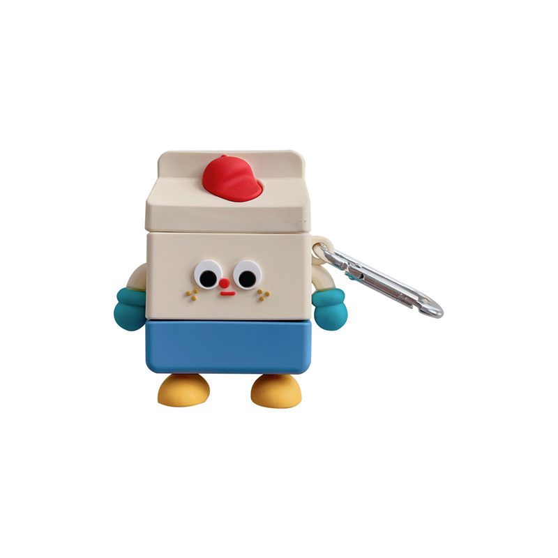 AirpodsケースAirpodsPro立体ロボット人形デザイン保護ケース