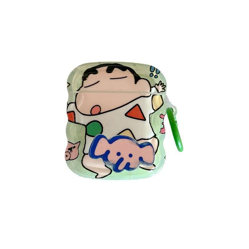 クレヨン風キャラクターAirPodsproケース
