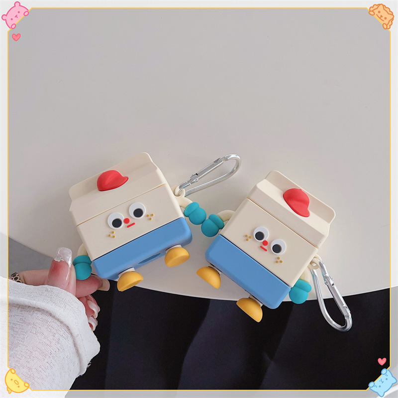 AirpodsケースAirpodsPro立体ロボット人形デザイン保護ケース