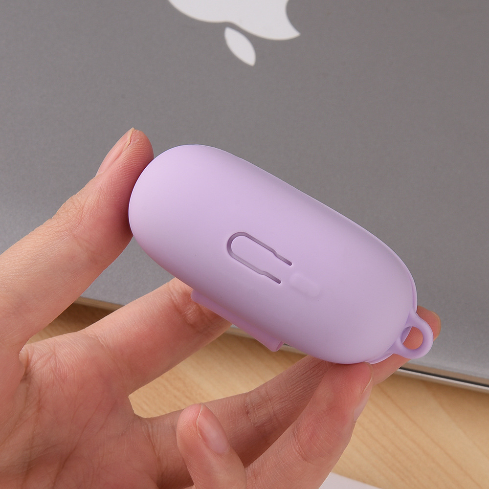 Airpodsケース シンプルシリコン保護カバー