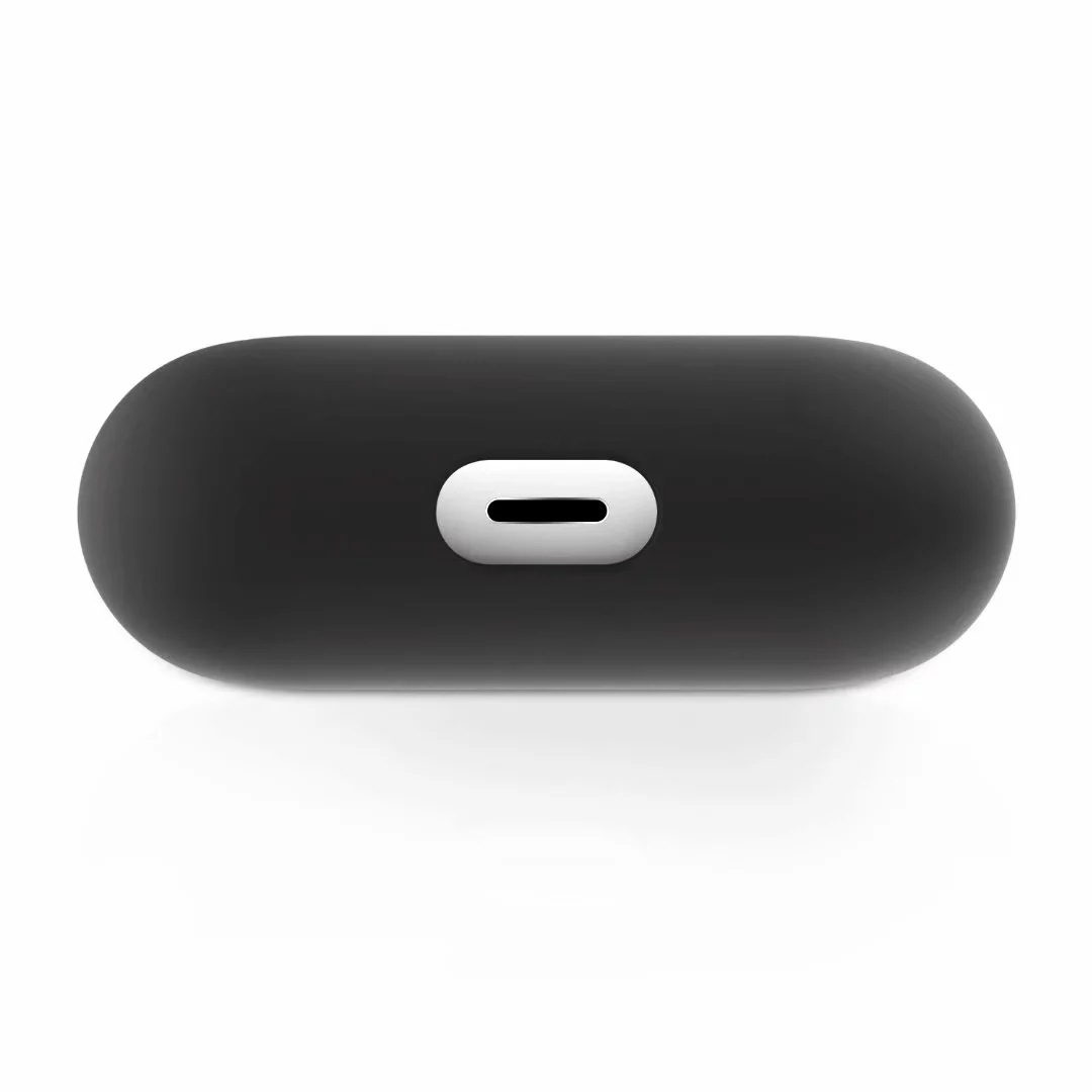  Airpods Proケース シリコン素材のソフト保護ケース