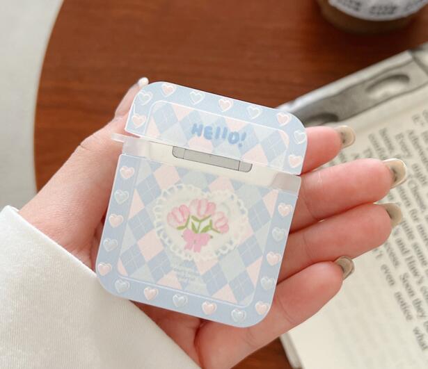 Airpodsケース AirPods pro3対応 花柄保護ケース