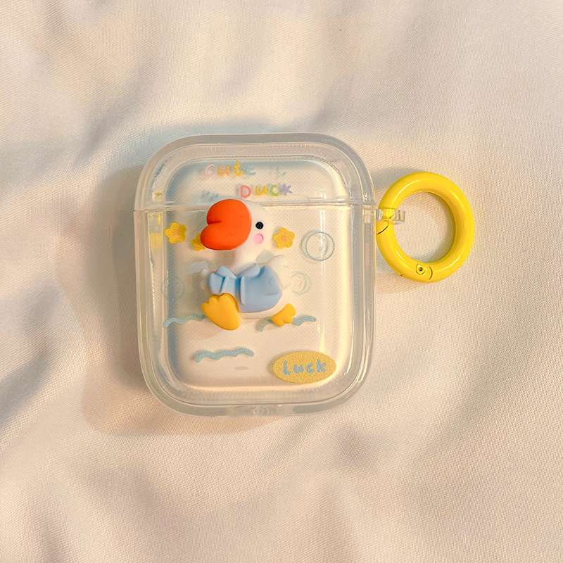 アヒル かわいい AirPods/AirPodsproケース