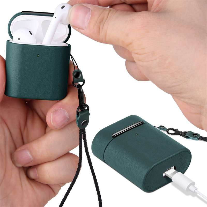 おしゃれ かっこいい スタイリッシュ レザー AirPods/AirPodsproケース