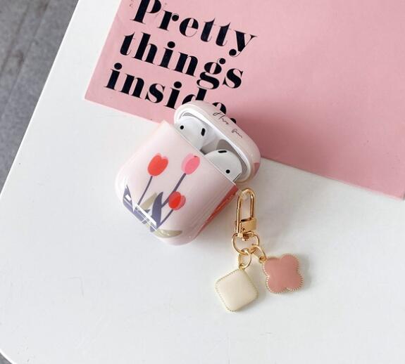 Airpodsケース AirPods pro3対応 花柄保護ケース