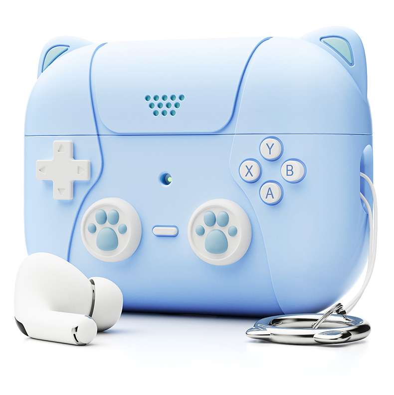ゲーマー向け肉球コントローラー風AirPodsケース