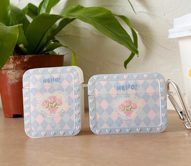 Airpodsケース AirPods pro3対応 花柄保護ケース