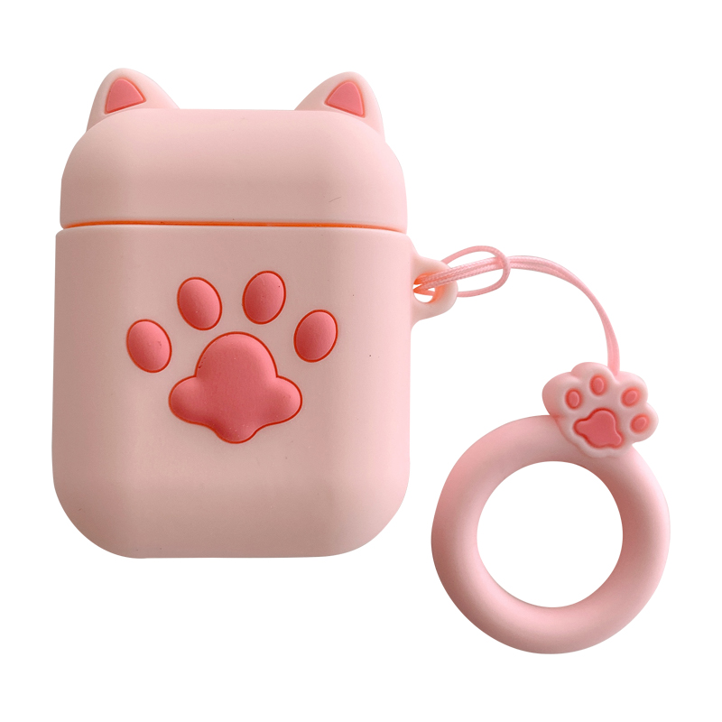 Airpodsケース 猫の肉球付き保護カバー AirPods ケース