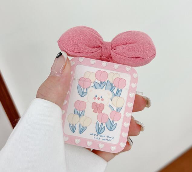 Airpodsケース 花柄うさぎ耳保護ケース AirPods pro3対応 可愛い保護カバー