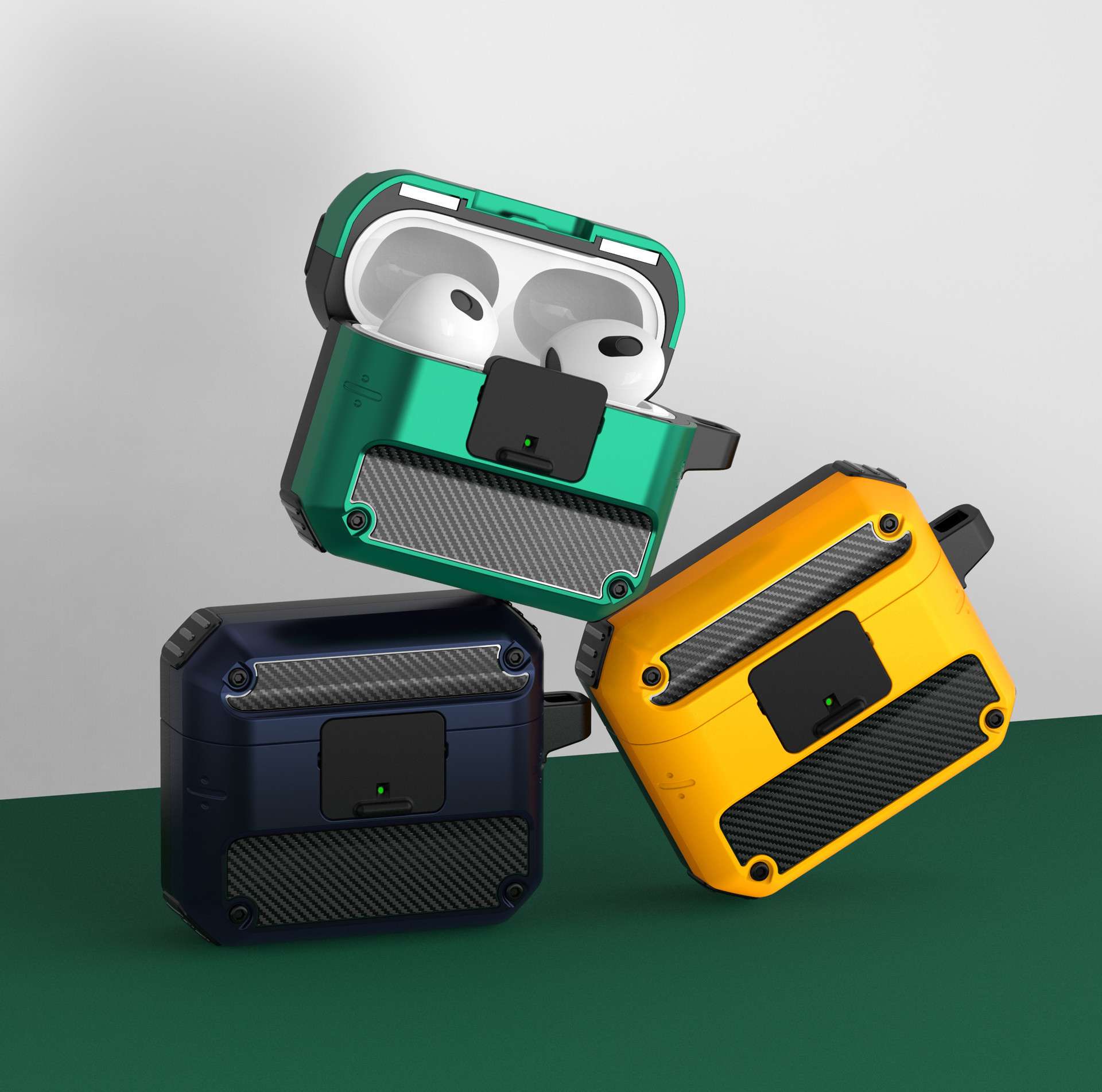 AirPodsproケース 耐衝撃ワイヤレスイヤホンケース