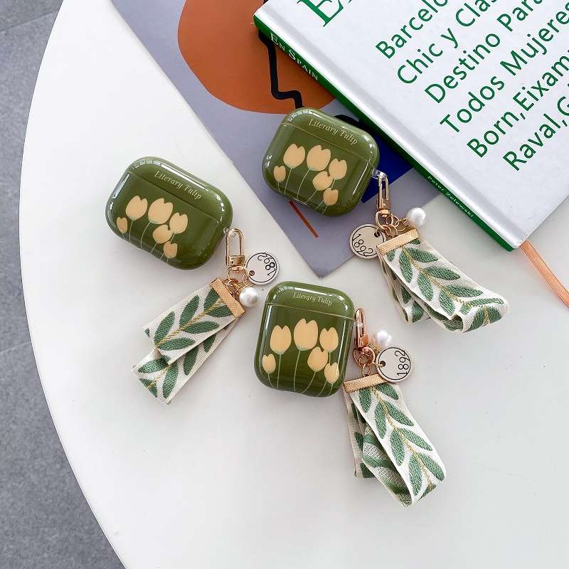 【廃盤】チューリップ柄AirPodsケース 春の香り AirPods