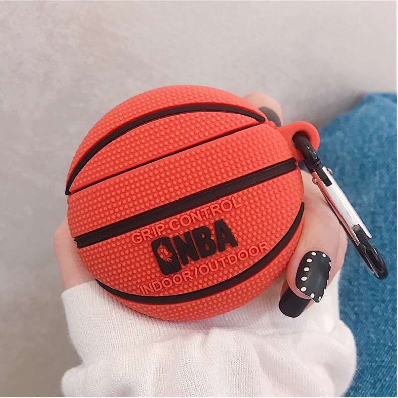 【廃盤】AirPodsケース NBA風バスケットボール型AirPodsケース